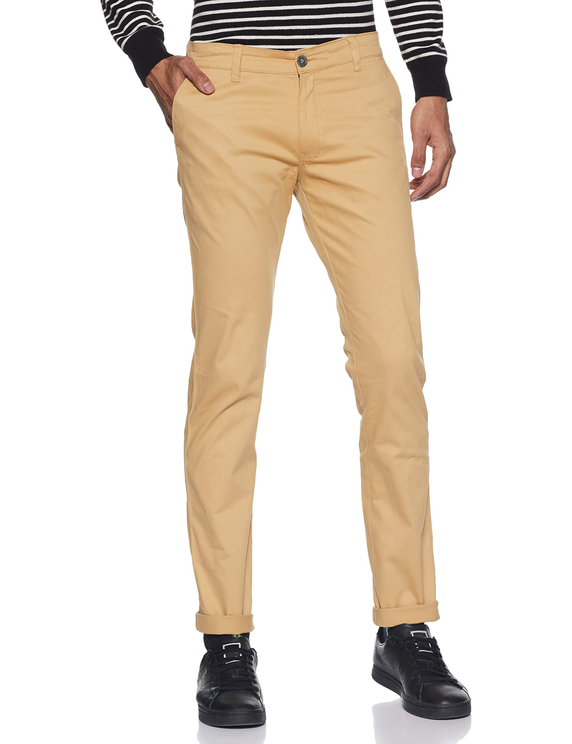 neostreak Men's Cotton Slim Fit Casual Chinos Trousers Stretch-picture-44