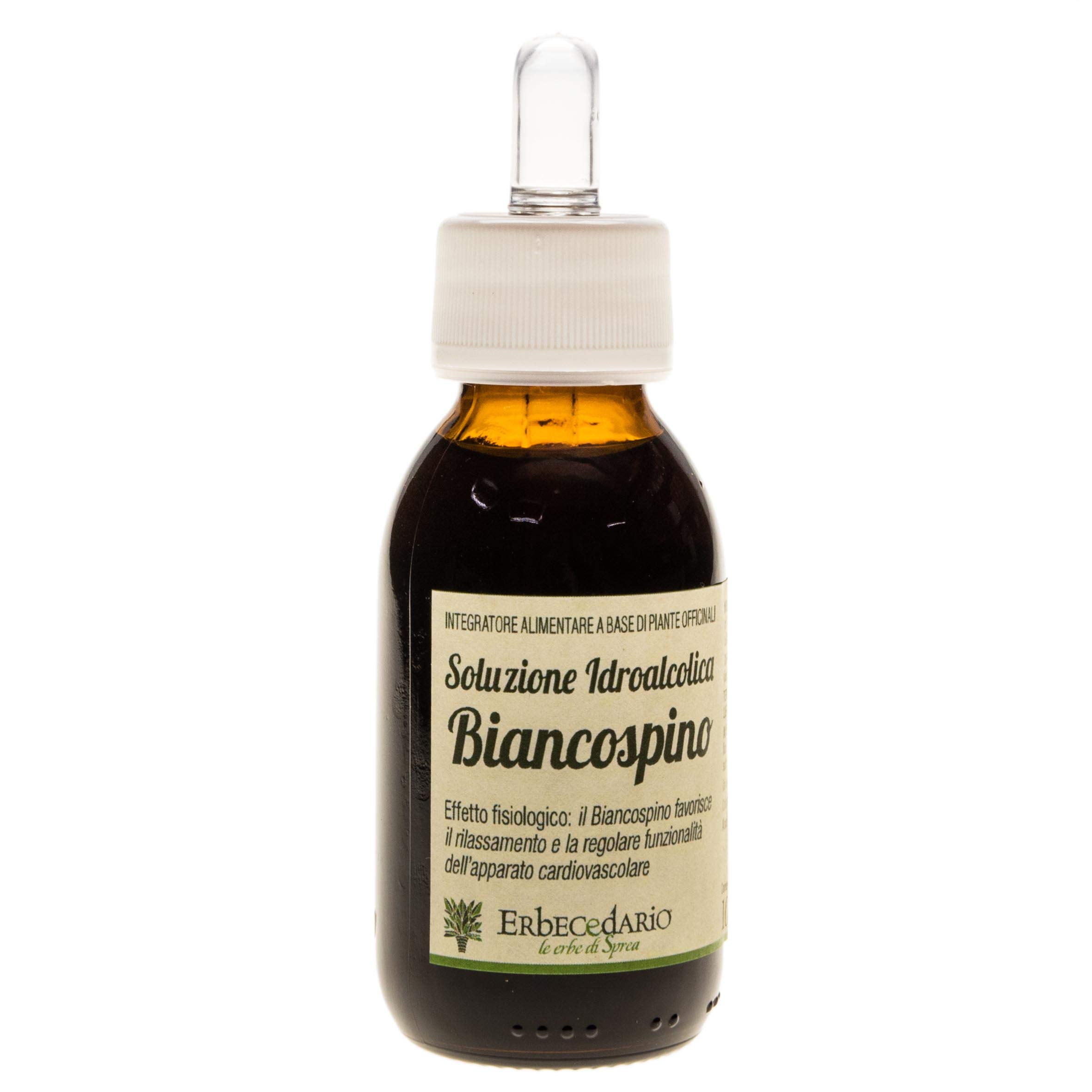 Biancospino Tintura Madre in Gocce 100ml, Integratore per dormire Favorisce Rilassamento corporeo, Riposo Notturno e La Funzionalità Dell'Apparato Cardiocircolatorio - Made in Italy
