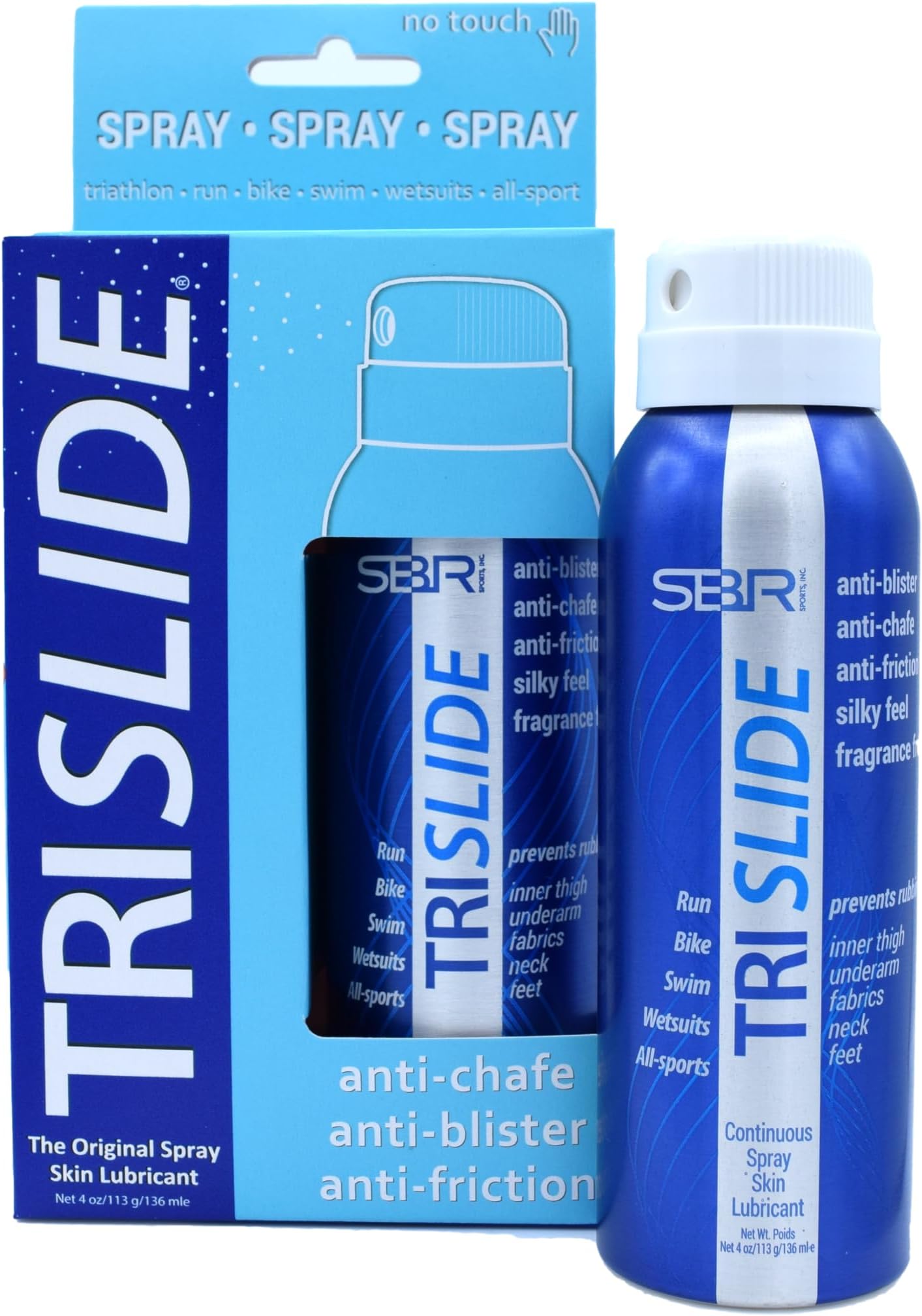 TRISLIDE Skin Lubricant, Transparent, 135 ml