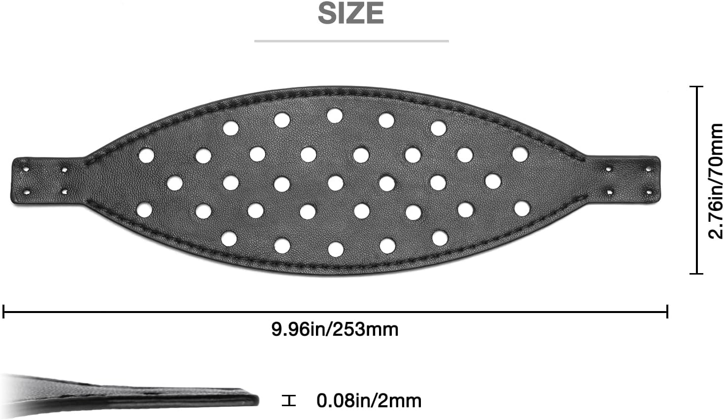 Lambskin Headband Strap Compatible with Audeze LCD Series:LCD-2, LCD-2 Classic, LCD-3, LCD-4, LCD-4Z, LCD-X, LCD-XC, LCD-MX4, LCD-GX etc, Handcrafted Pro Stitching, Double-Face Lambskin