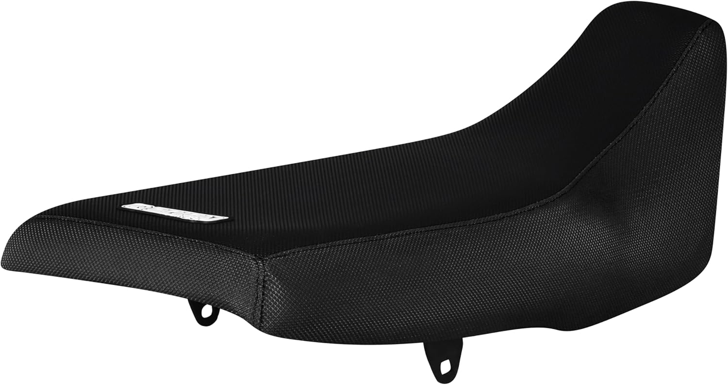 Enjoy Mfg Seat Cover - Compatible with Kawasaki 1987-2007 KLR 650 KLR650 - #220 (All Black Standard)