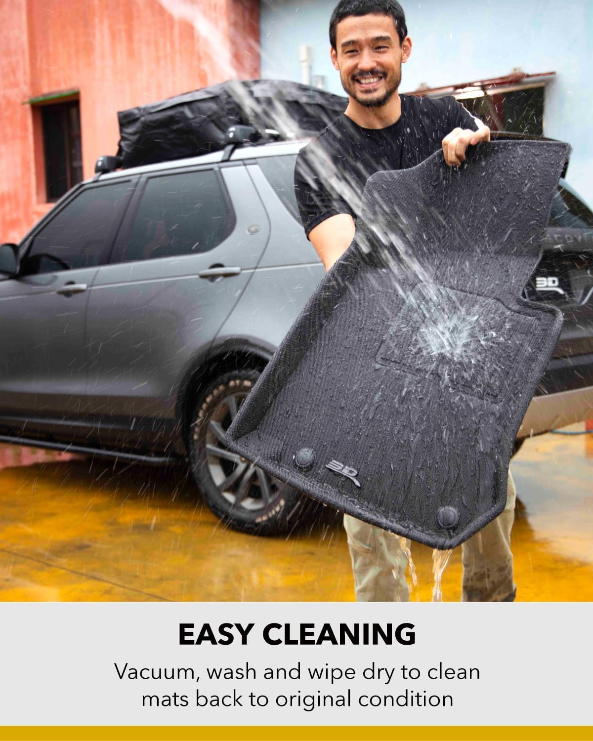 3D MAXpider Custom Fit Kagu Floor Mat Black Compatible with Tesla Model Y Juniper 2026 - Full Set — view 9