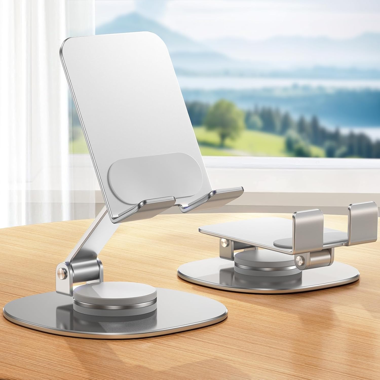 LISEN 360° Rotating Mobile Phone Holder Table Stand, Mobile Phone Stand