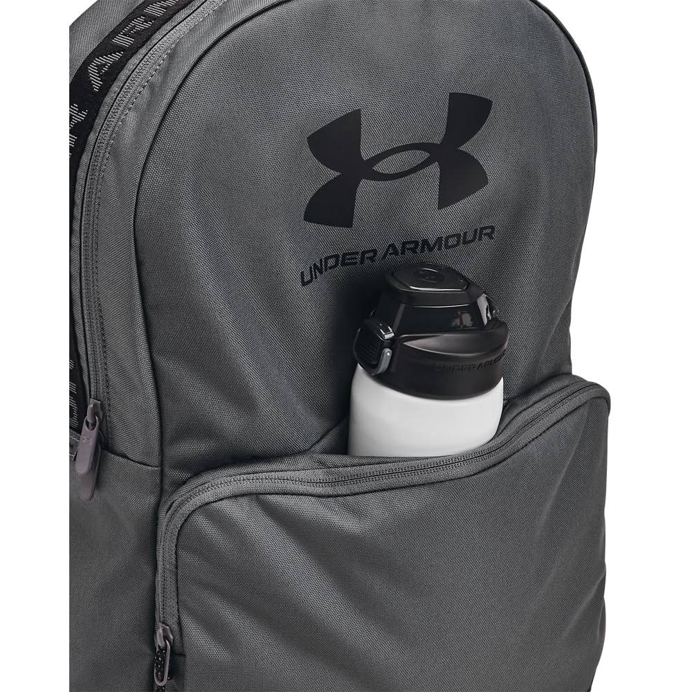 Under Armour Unisex Essential Backpack, mochila deportiva resistente al agua con asa, bolsa de gimnasio cómoda para entrenamiento y actividades al aire libreCastlerock/Black/Black,OSFM