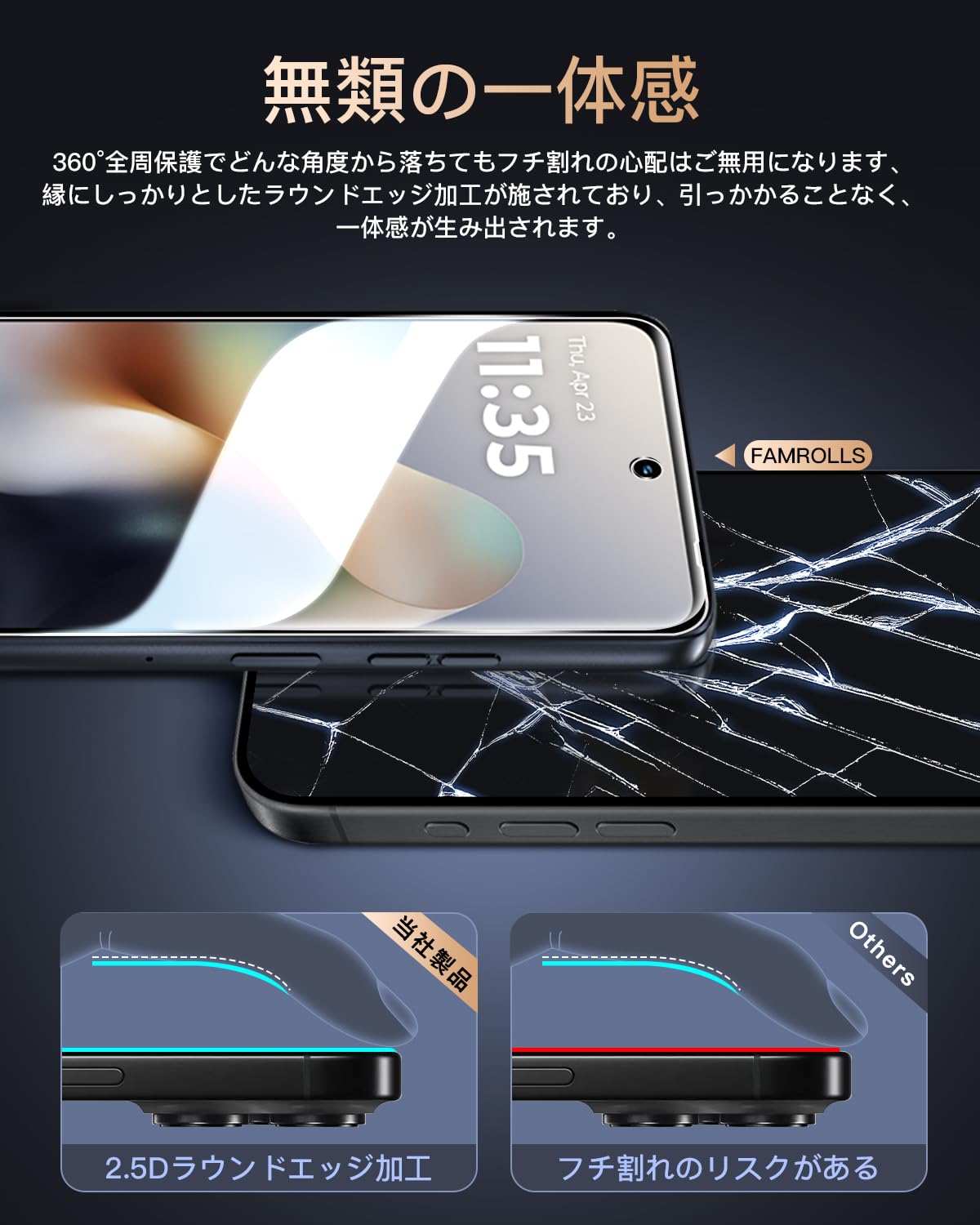 Amazon.co.jp: 対応 moto g66j 5G / moto g66y 5G ガラスフィルム 2枚