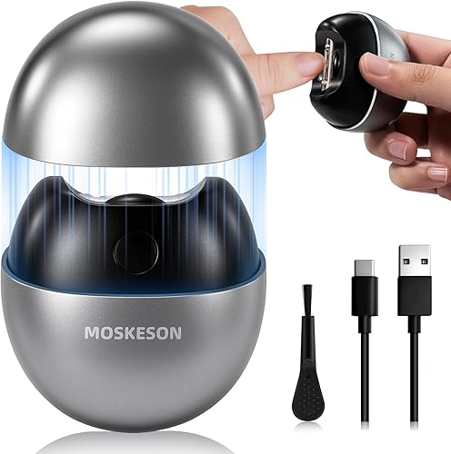 Cortaúñas eléctrico recortadora automática de uñas con almacenamiento de clips y luz LED, recargable por USB y 2 velocidades con engranajes de