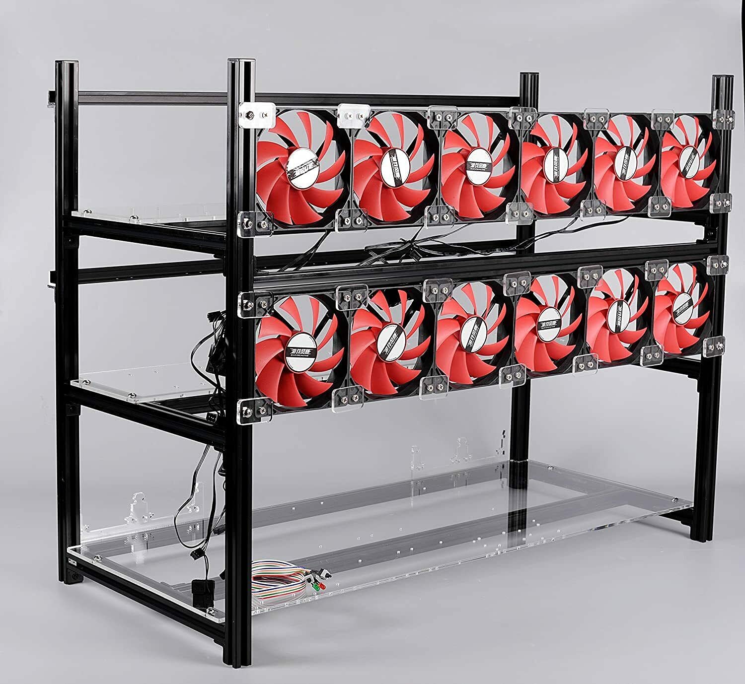 Mua 8 GPU Mining Rig Case - 4U Rack Mount Miner Server Chassis Frame 8  Graphic Card Slots 19 Rackmount Computer Cabinet Enclosure W 6 Fans Support  Atx Mb Power Supply 1x 35 Hdd Tupavco Tp1846 B0b2vbfy1x