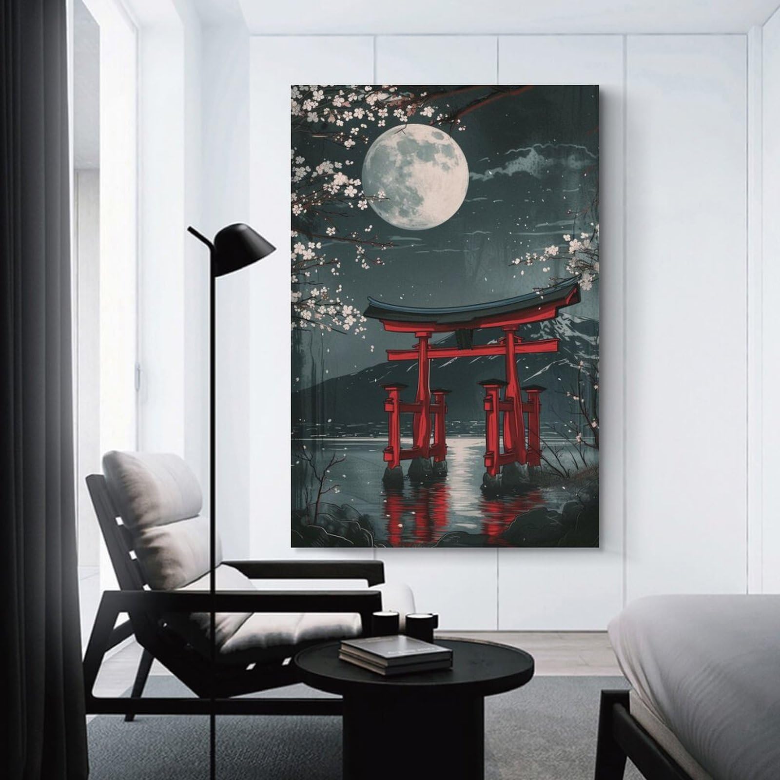 Amazon.co.jp: 絵画 日本の鳥居アート絵画インテリア 絵画 和風アート 