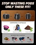 Portable Coffee Maker for Travel,Self-Heating Espresso Machine with USB-C,LED Display,20 Bar,Compatible with Coffee Grounds&Capsules (Ns&DG)–Portable Espresso Maker for Car,RV,Camping,Office