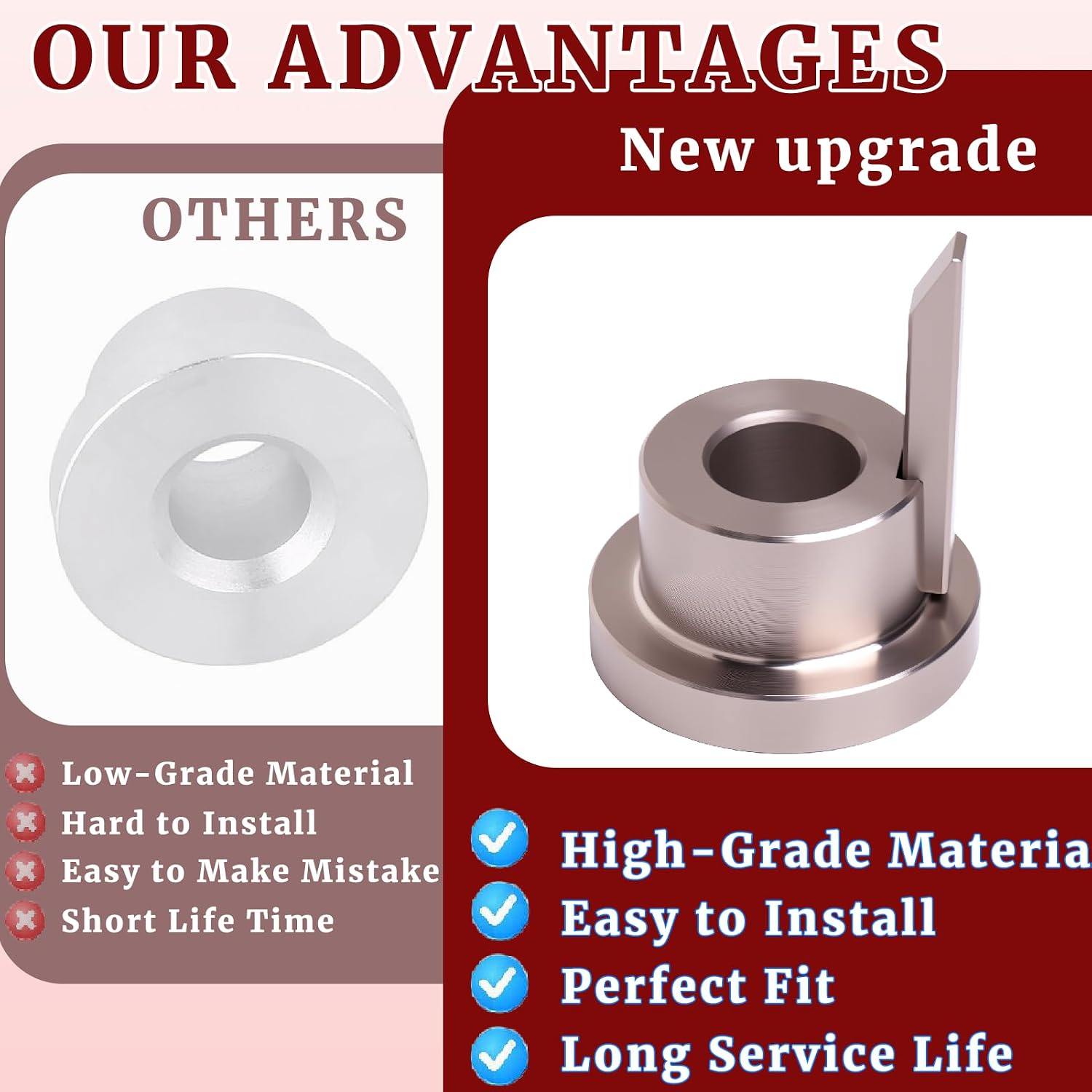Crankshaft Saver Repair Kit Compatible with Mazda Miata 1994-2004 1.8L 1991-1993 1.6L Engine Crankshafts Extension Protector Fix Crank Keyway Wobble Improved Performance