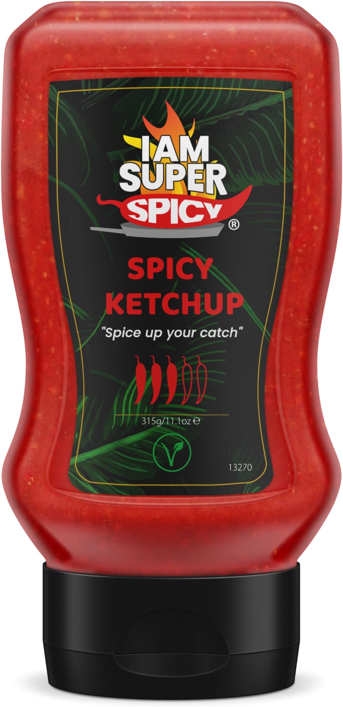 I Am Superspicy Spicy Ketchup โ Hot & Tangy Flavored Ketchup Sauce, Perfect for Dipping & Cooking, 315g