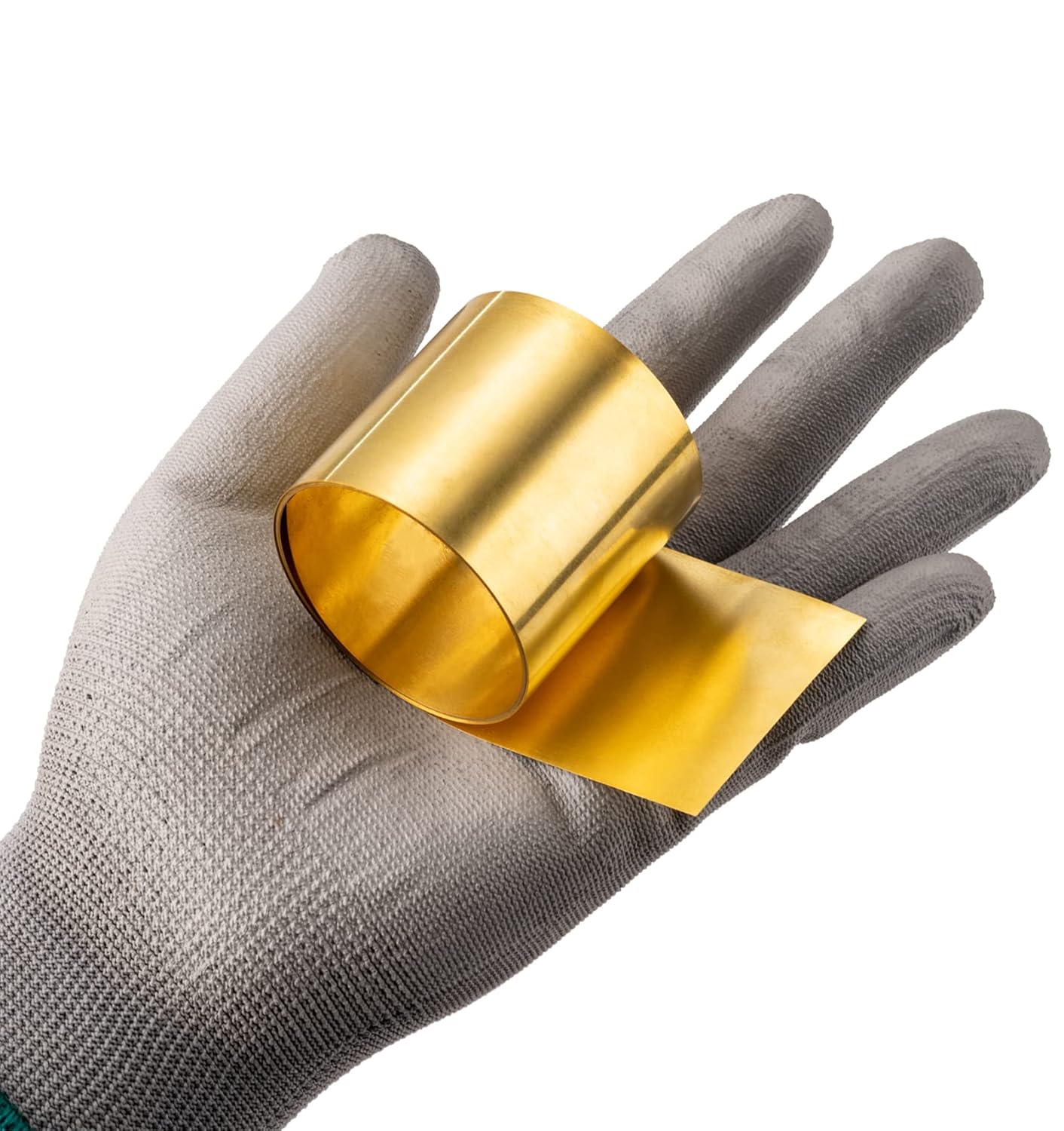 Brass Sheet Roll - 79'' x 2'' x 0.004'', Brass Roll Sheet