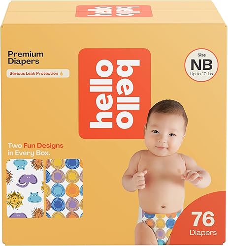 Miniatura 8 de Hello Bello Premium - Pañales para bebé de talla recién nacido, 32 unidades de pañales desechables, extra absorbentes, hipoalergénicos con ajuste