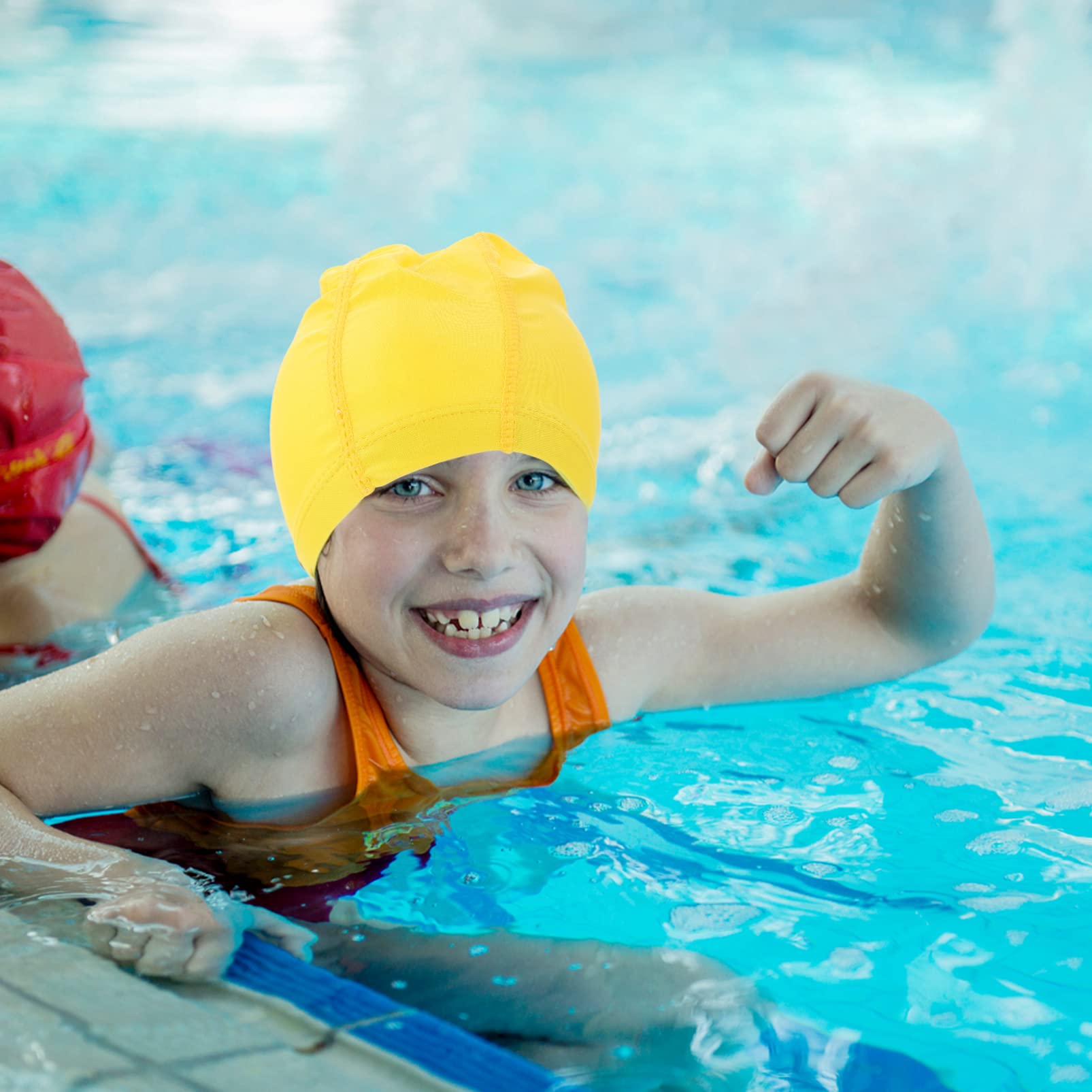 POPETPOP Gorra De Natación De Color Sólido para Los De Natación Gorras De Natación para Adultos Sombrero De Visera para Sombrero De Bebé Nadar Nylon
