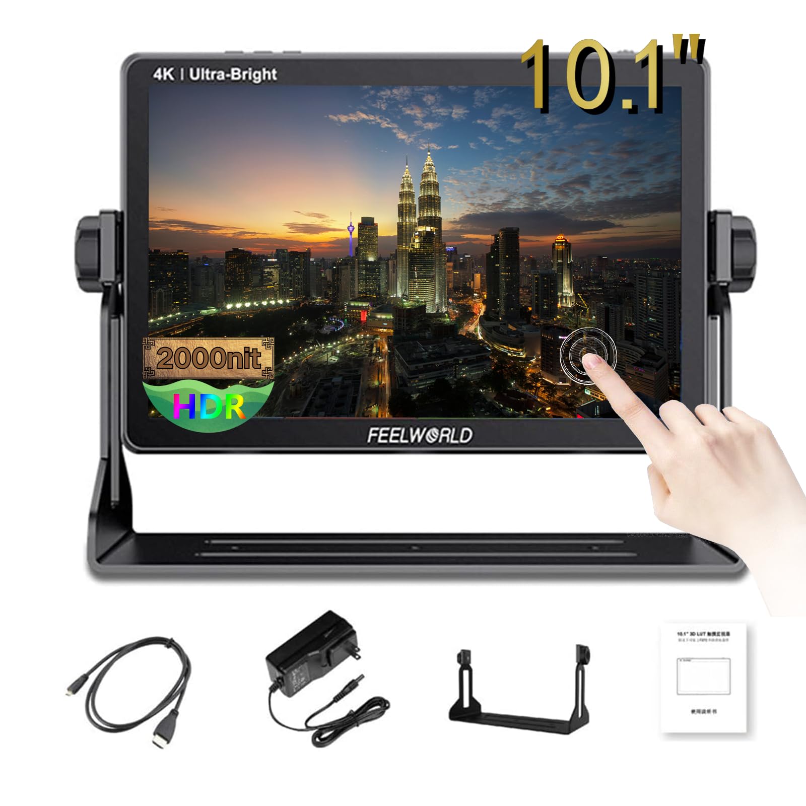 FEELWORLD LUT11S 10.1インチモニター FEELWORLD LUT11S 10.1 インチ カメラ フィールド モニター 3G