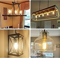 Vista 7 de Vintage LED Edison Bulbs, ST58 Dimmable 4W E26 LED Bulb 40W Equivalent, 3000K Soft White Led Light Bulbs, Antique LED Filament Bulbs, CRI 80+