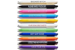 Funny Pens for Adults: 11-Piece Novelty Sarcastic Office Pens