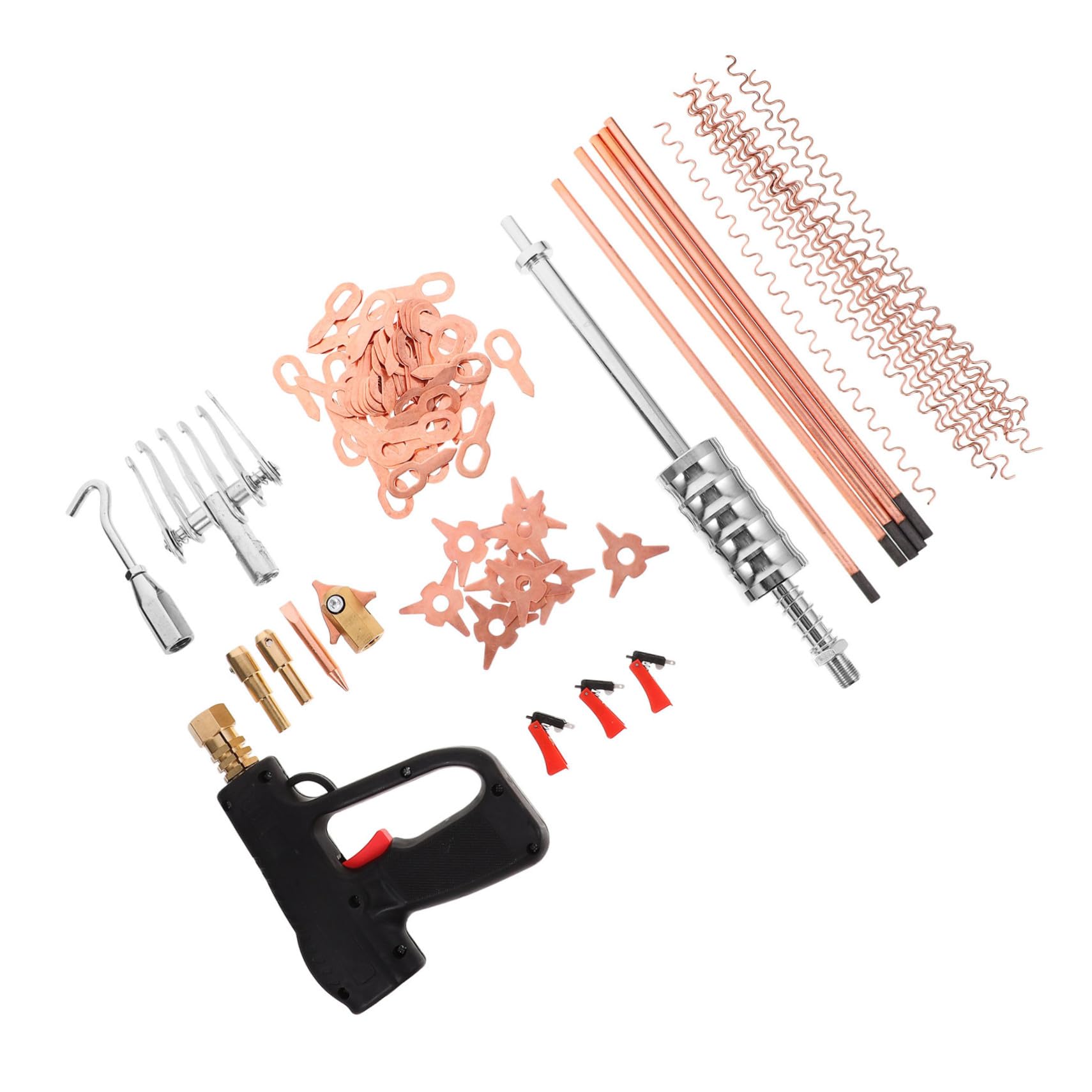 Extracteur de bosses voiture kit débosselage 86 pièces en fer