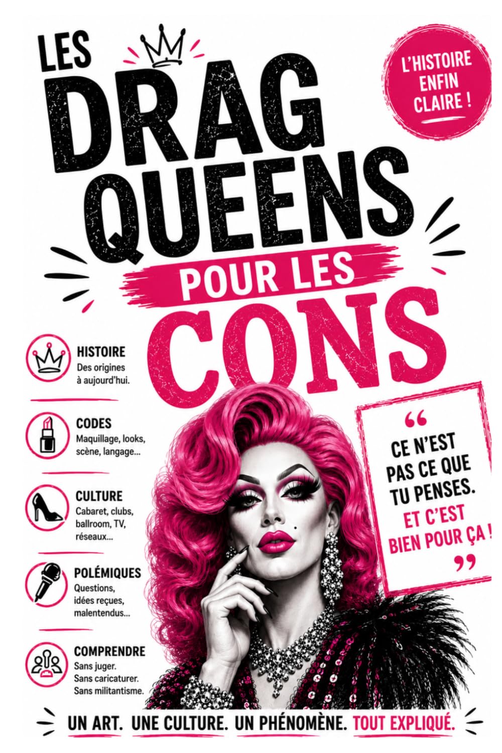 LES DRAG QUEENS POUR LES CONS: Ce n’est pas ce que tu penses, et c’est bien pour ça: 1 (LIVRES POUR LES CONS)