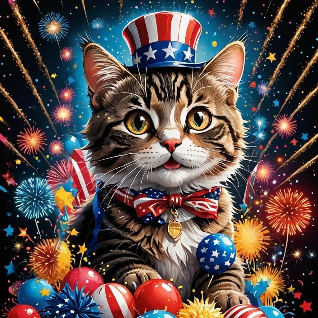 Happy Fourth of July! 500 Wooden Puzzles, Brain Challenge Puzzle Games, Decorative Puzzles for Casual Family Activities