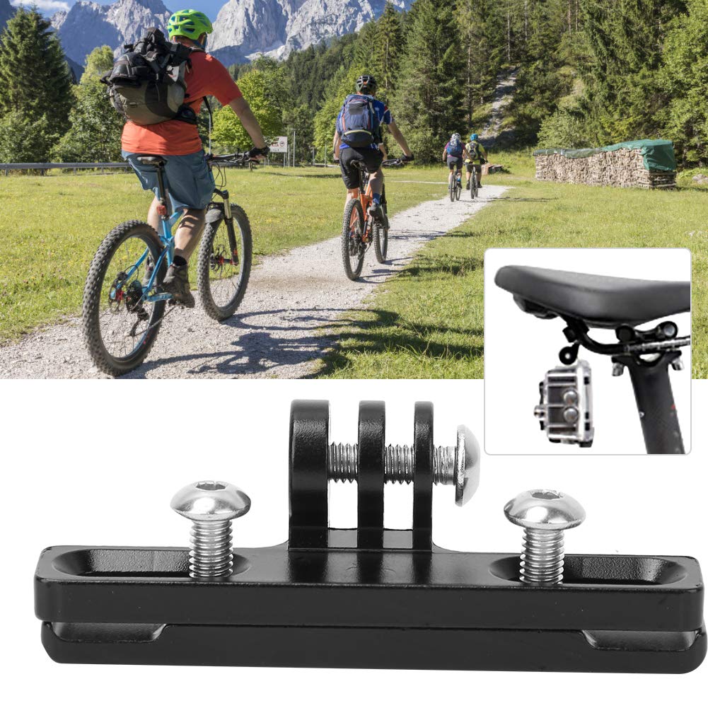 Keenso Clip per Tubo Sella per Bicicletta, Clip per Tubo Morsetto reggisella a sgancio rapido, Blocco Sedile Morsetto reggisella reggisella Nero