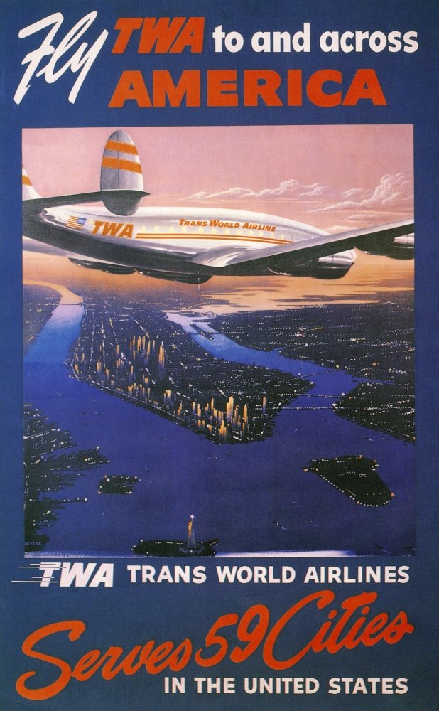 Amazon.co.jp: トランスワールド航空 1950年代 Na 1950年代 トランス