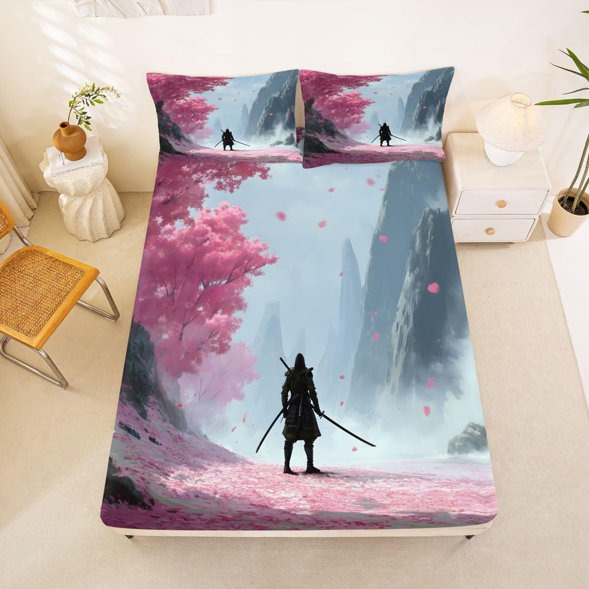 Homemissing Samouraï Drap Housse 180x200cm