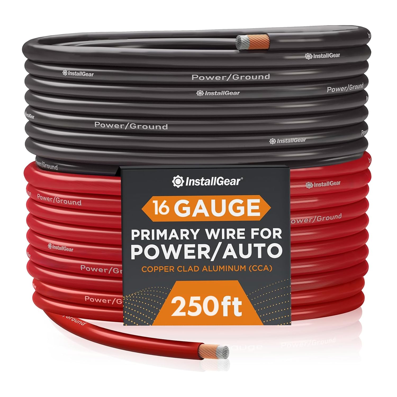 InstallGear 16 Gauge Speaker Wire Cable, 250 feet