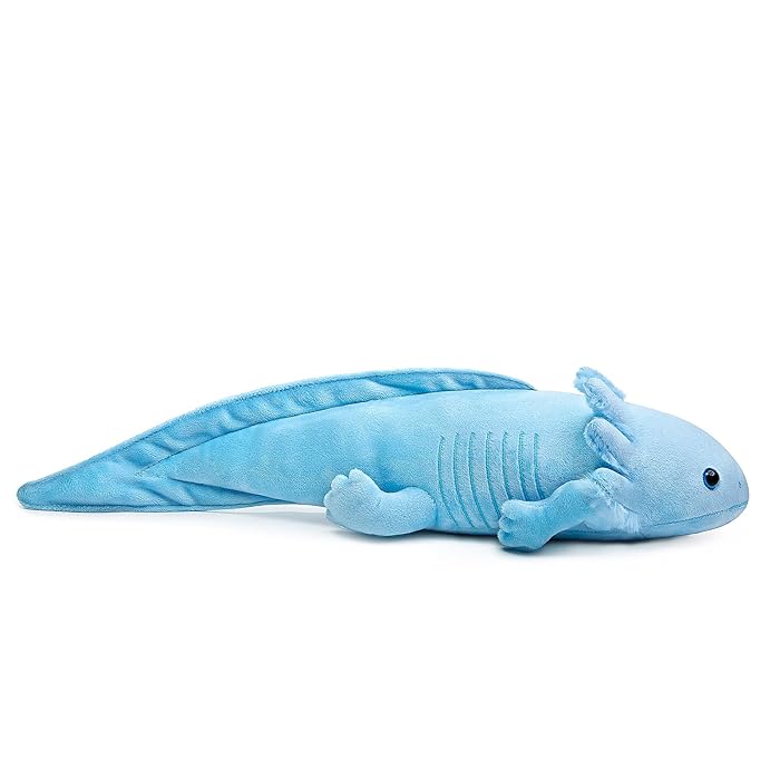 Buy Axolotl Plush Blue Axolotl Stuffed Animal, Realistic 20" Cute