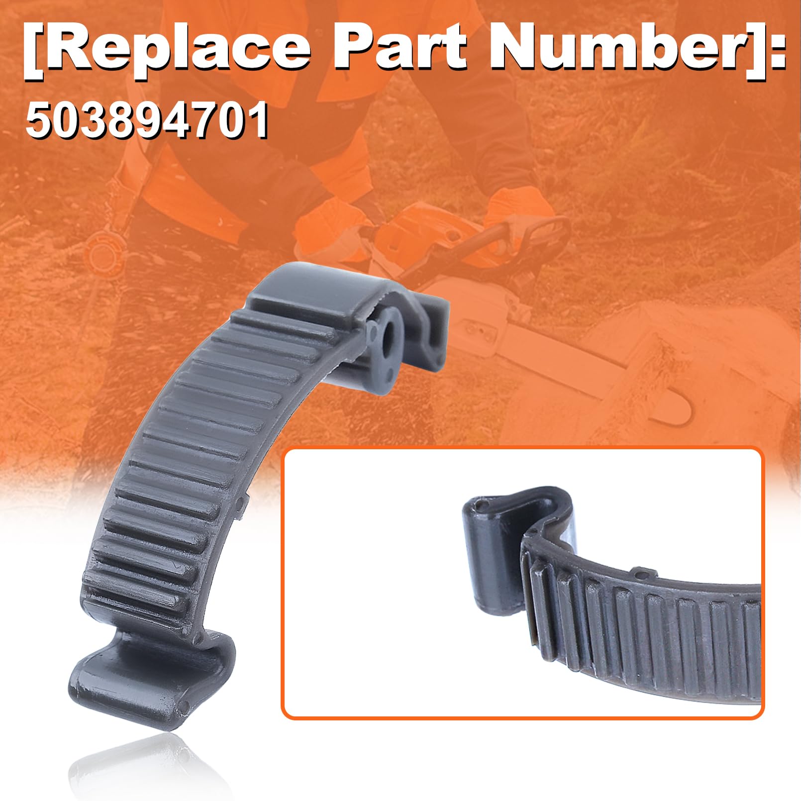 Chane Frein Déflecteur Poignée Garde Trononneuse Accessoire Fit Pour Husqvarna 435 440 445 450 88788898