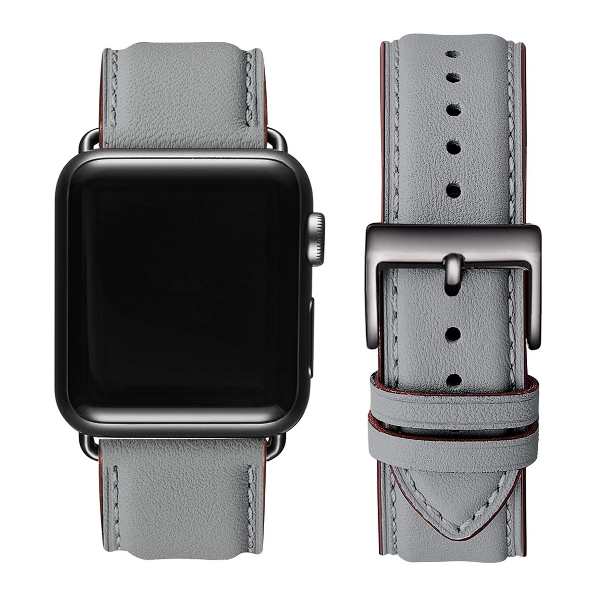 Genuine Leather Band Compatible with Apple Watch Bands for Women Office