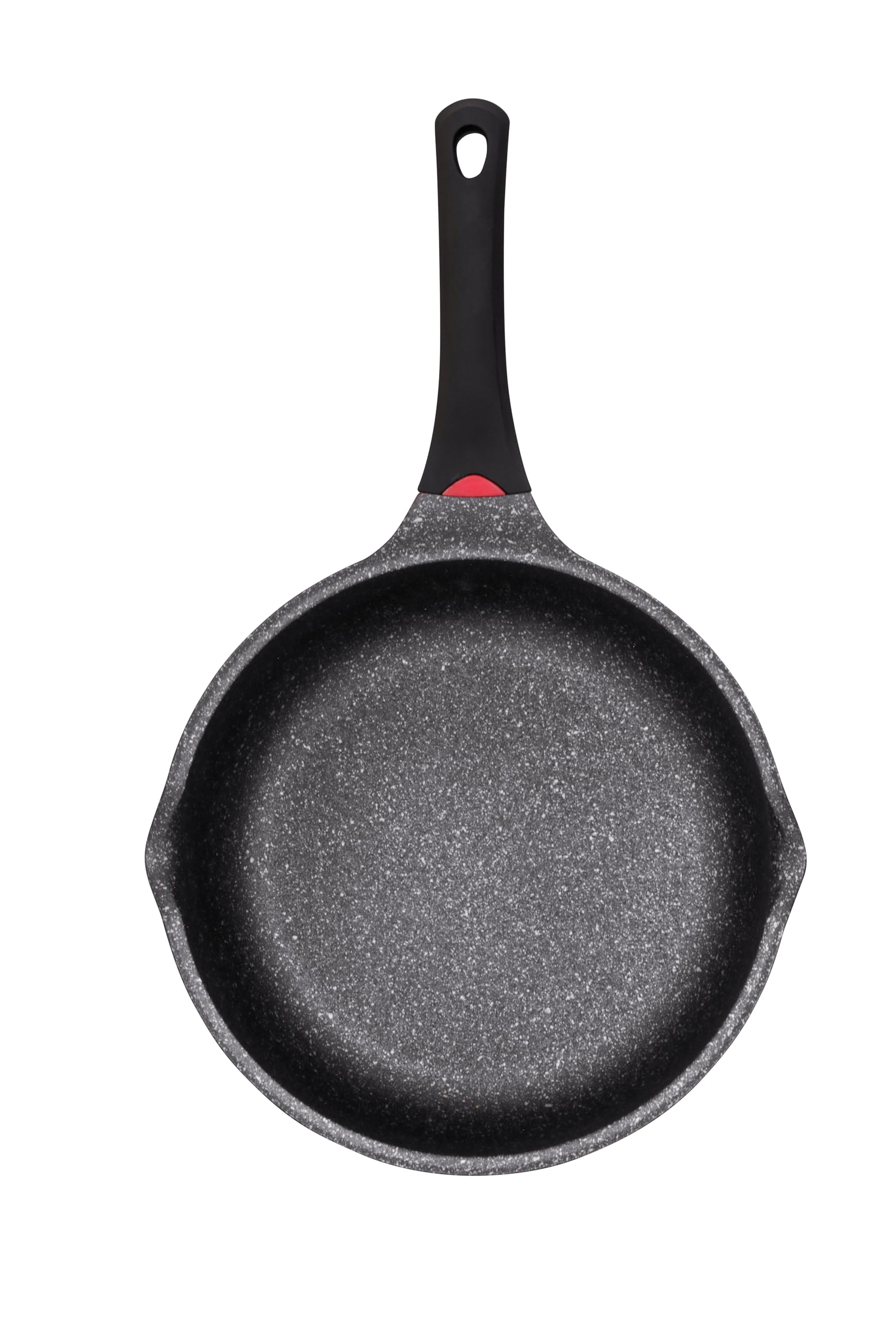 INTIGNIS Poêle à frire de 30 cm de profondeur avec couvercle | Anti-rayures | Compatible induction | Intérieur anti-adhésif | Poignée résistante à la chaleur | Parfaite pour la cuisine quotidienne