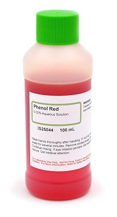 ALDON Innovating Science 0.02% Aqueous Phenol Red Solution, 100mL - The Curated Chemical Collection