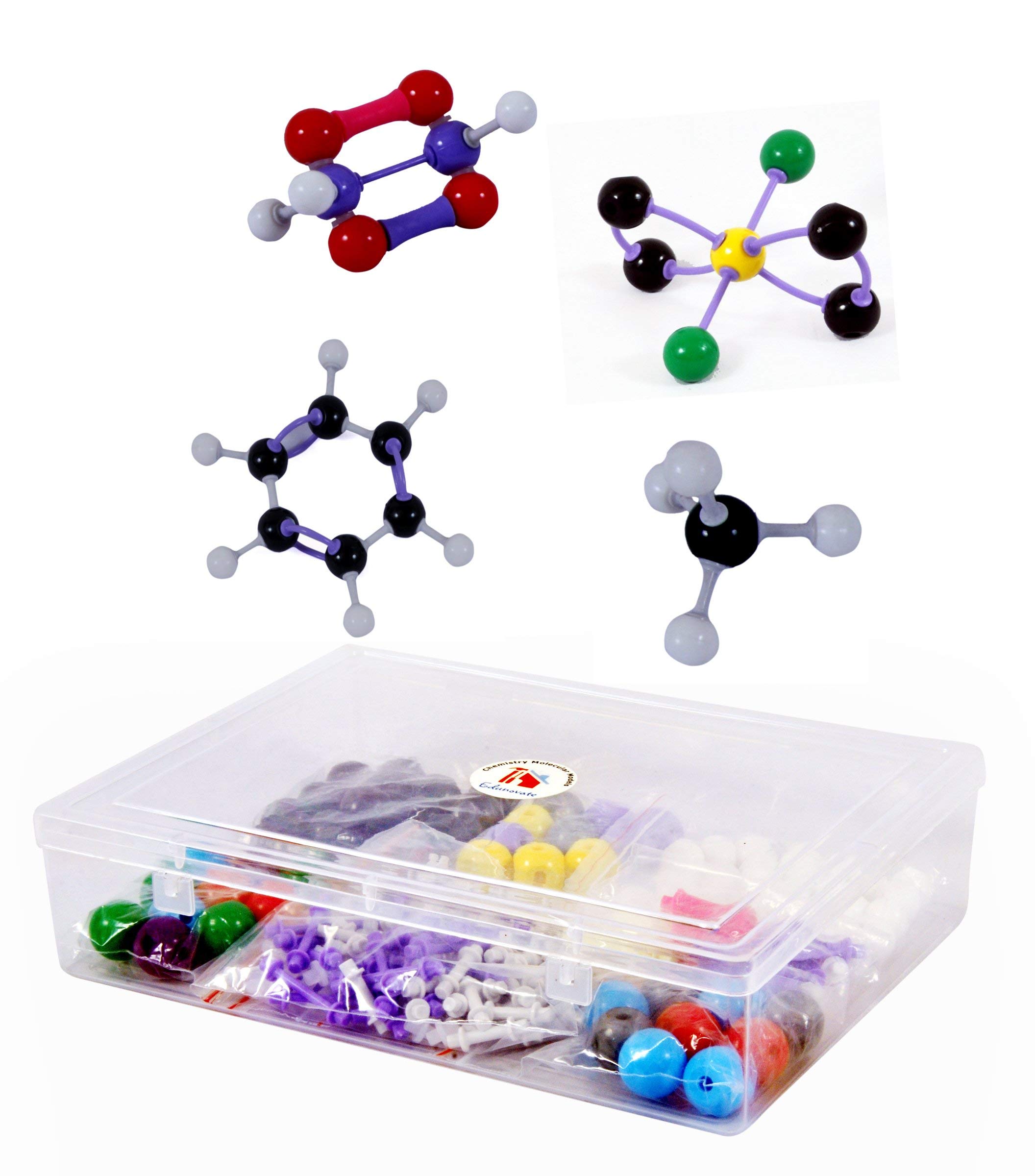 STARLABS Organic Molecular Models Teacher with Study Guide Set of 111 Atom Pieces & 140 Links