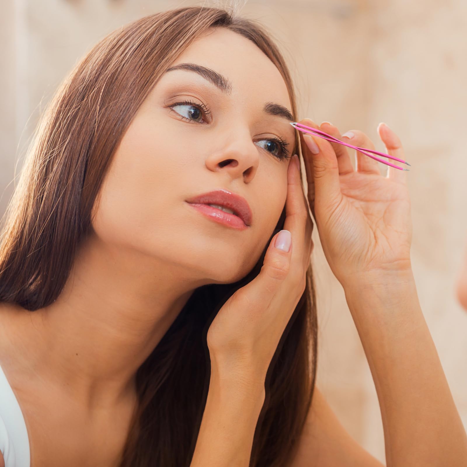 Pince à épiler Double Embouts – 1 Côté Plat, 1 Côté Pointu – Cosmetic Club Neuf
