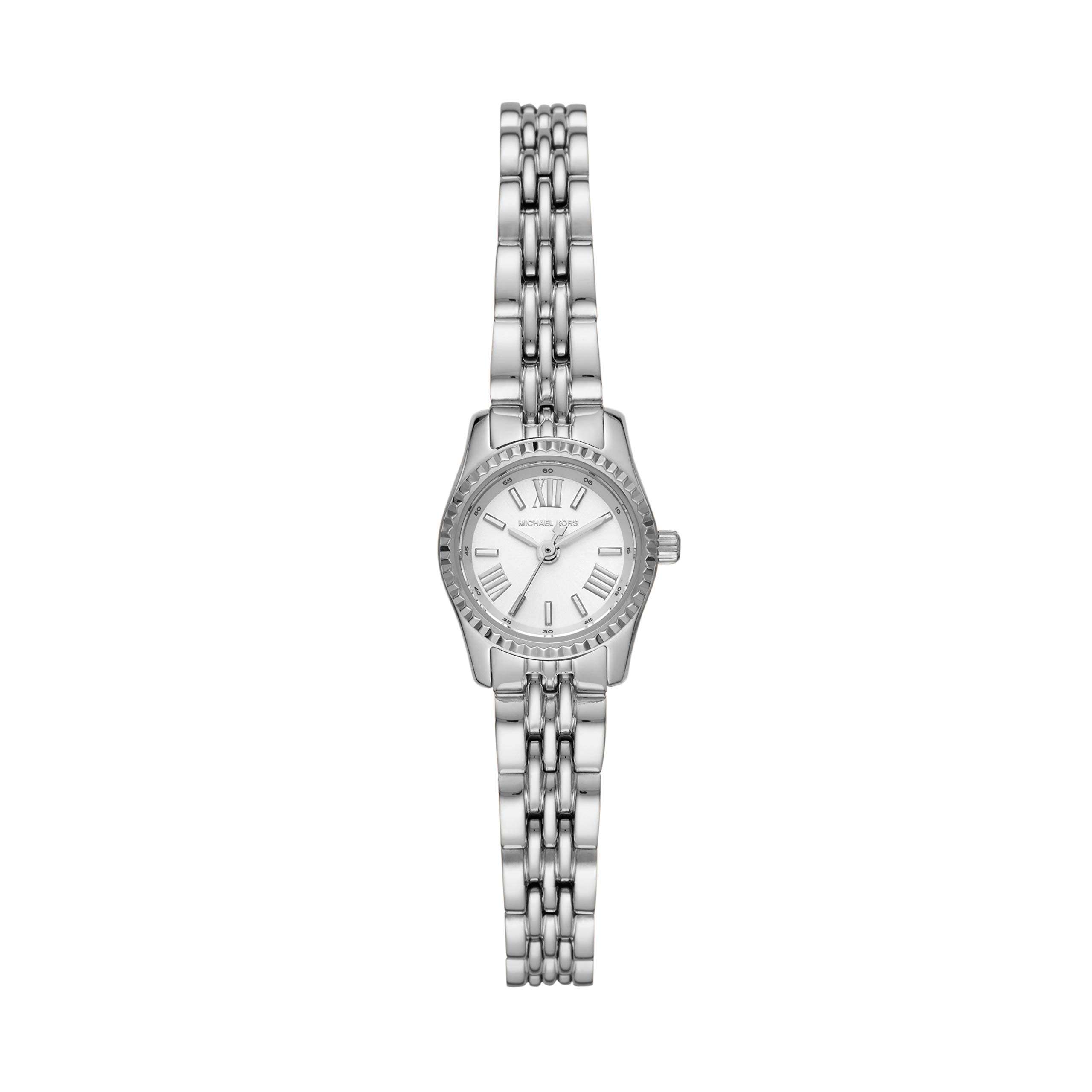 Michael Kors Stainless Steel Lexington Analog White Dial Women Watch-Mk4487, Silver Band (B07ZR4LLYC) Amazon Price History, Amazon Price Tracker