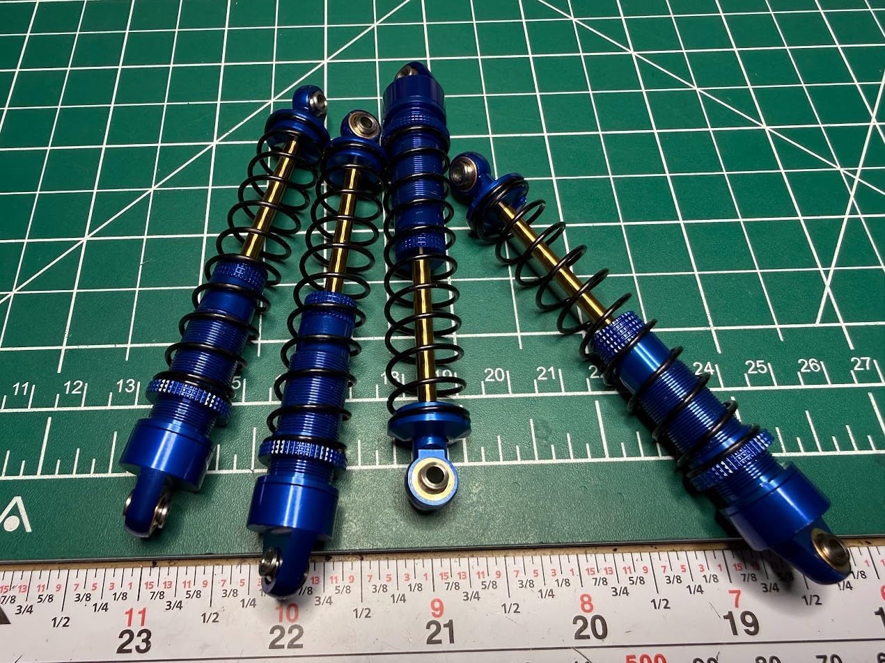 4Pcs Rc Metal Shock Absorber Damper For 1/10 RC Crawler Car Tamiya CC01 TRX4 Axial SCX10 D90 D110 RR10 (80MM)