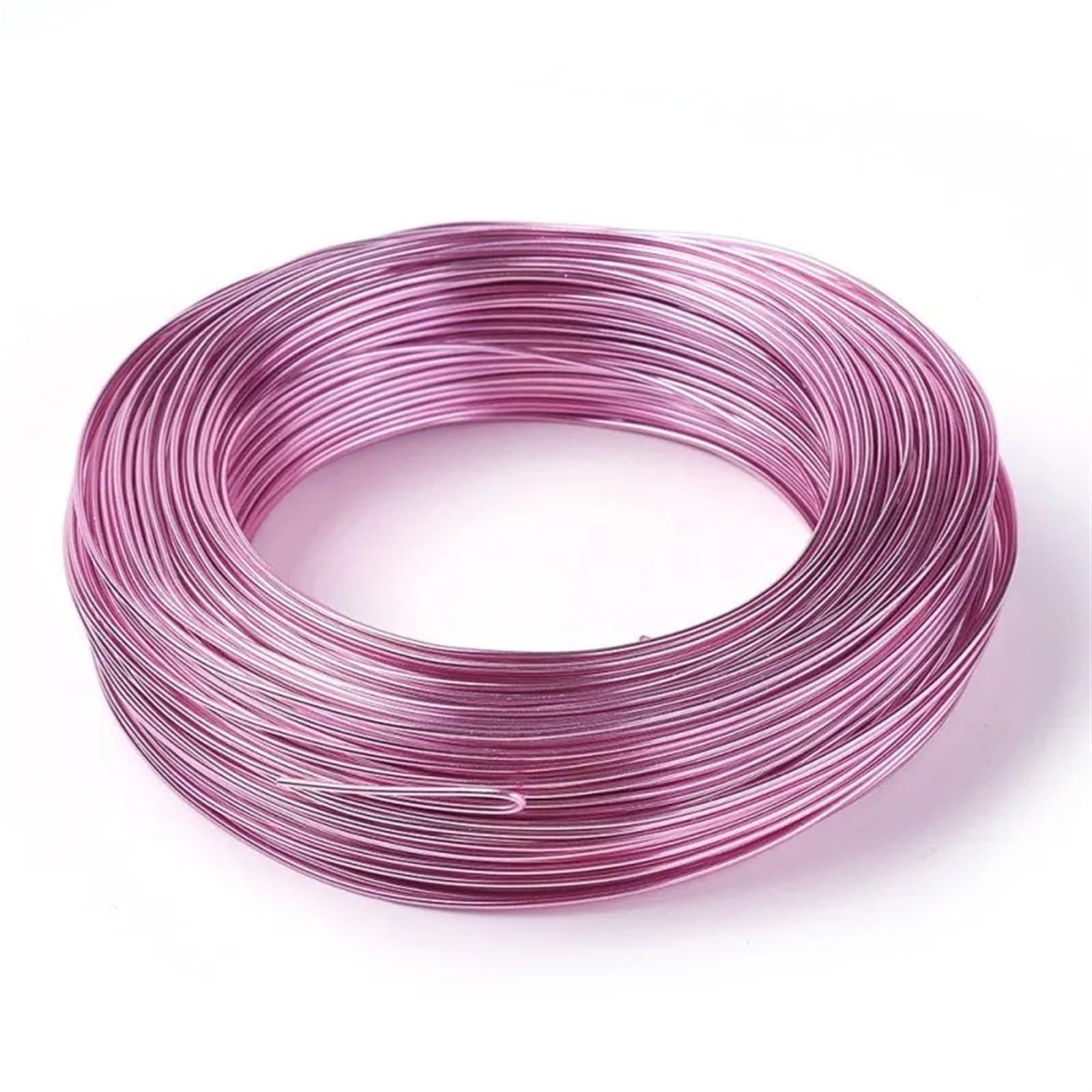 Szeroka gama kolorów: Drut aluminiowy występuje w różnych żywych kolorach, idealnych do dodania odrobiny koloru do Twoich kreacji. Pandahallll 500g Drut aluminiowy DIY Biżuteria Akcesoria Znajdowanie