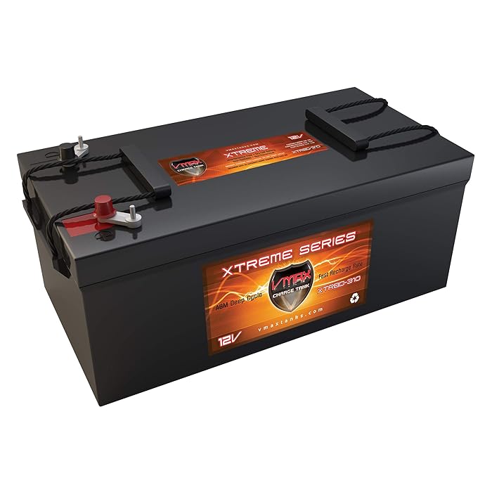 Buy VMAX XTR8D310 8D 12V 310Ah Deep Cycle AGM SLA 12 Volt 310Ah Group 8D Battery for Solar