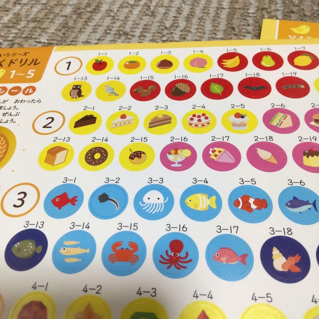 EQWEL＊すくすくドリル 1~5 & 6~10 セット 幼児教室 池袋教室NOW[☆すくすく ドリル紹介（家庭用プリント教材