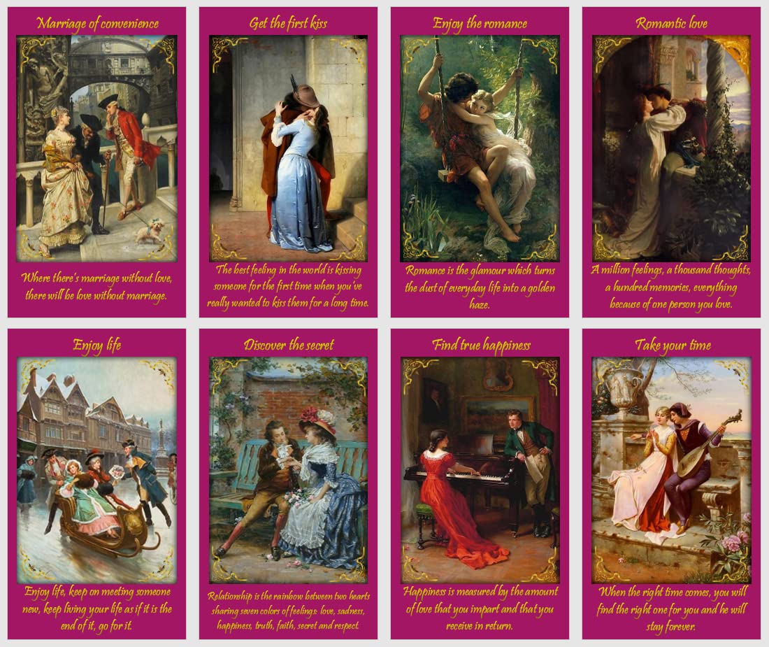 文学・小説 The Romance Angels Oracle Cards The Romance
