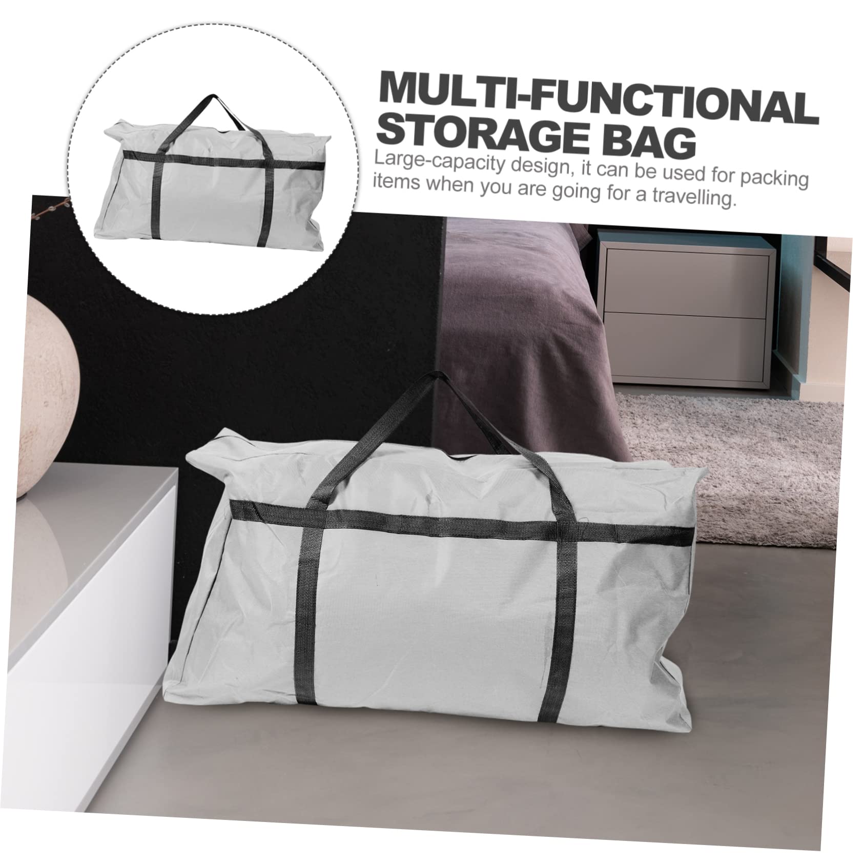 Gatuida Borsa Portaoggetti di Grande capacità Borsa di Oxford per Traslochi e Viaggi Maniglia Avvolgente per Uso Pratico per Armadio Campeggio e Stoccaggio Vari