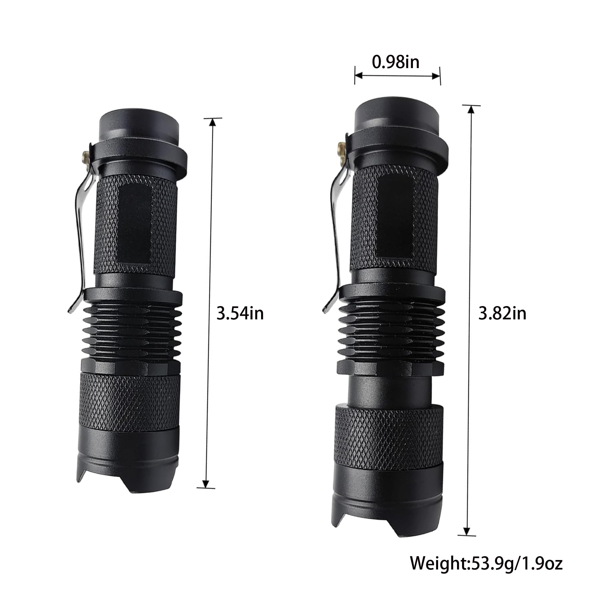 【VRTX】 LIGHT PACKAGE初心者４本セット ZYUNMALL 4 Color Light Single Mode Flashlight: Red Light