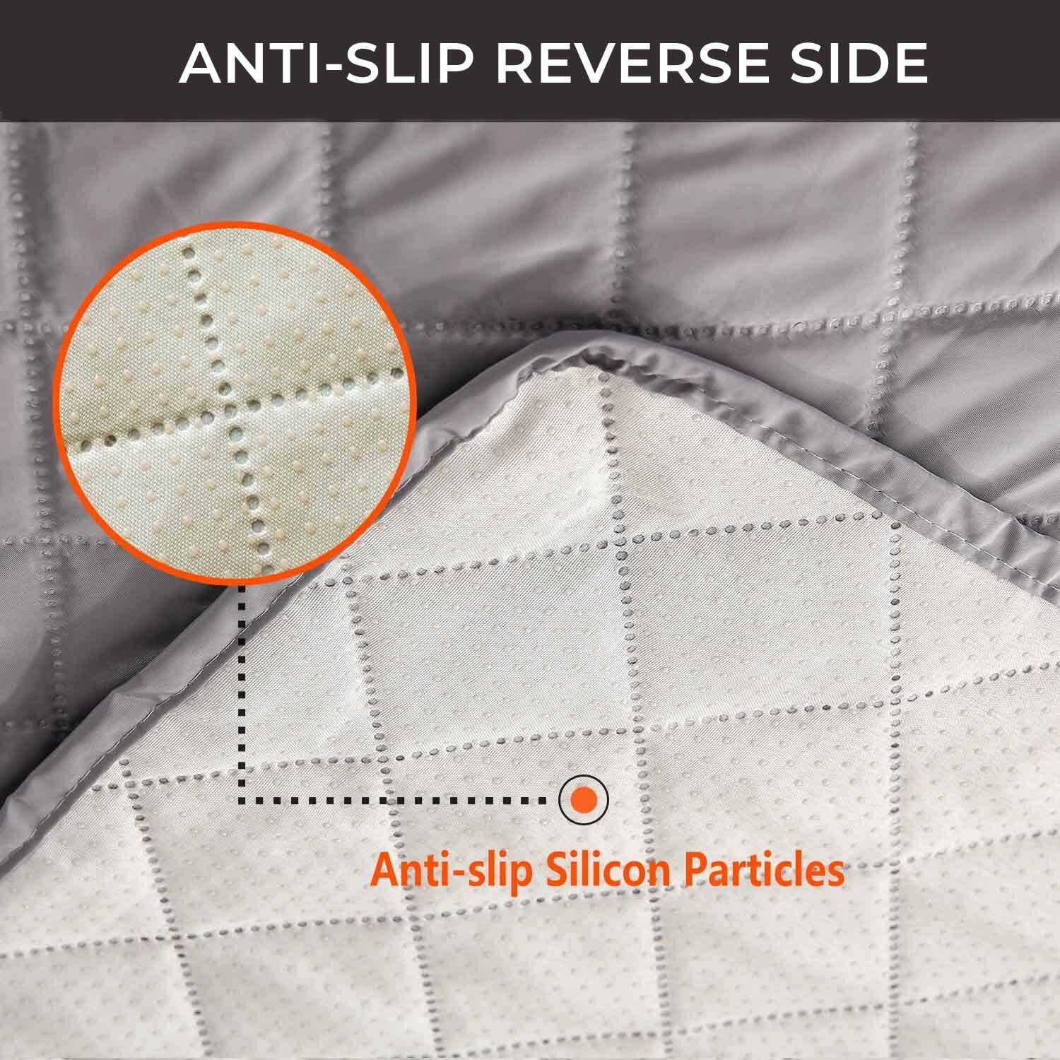 Funda impermeable para sofá de perro, suave al tacto, protector para mascotas y gatos, funda de sofá para sillones y sofá de 2 plazas, color gris