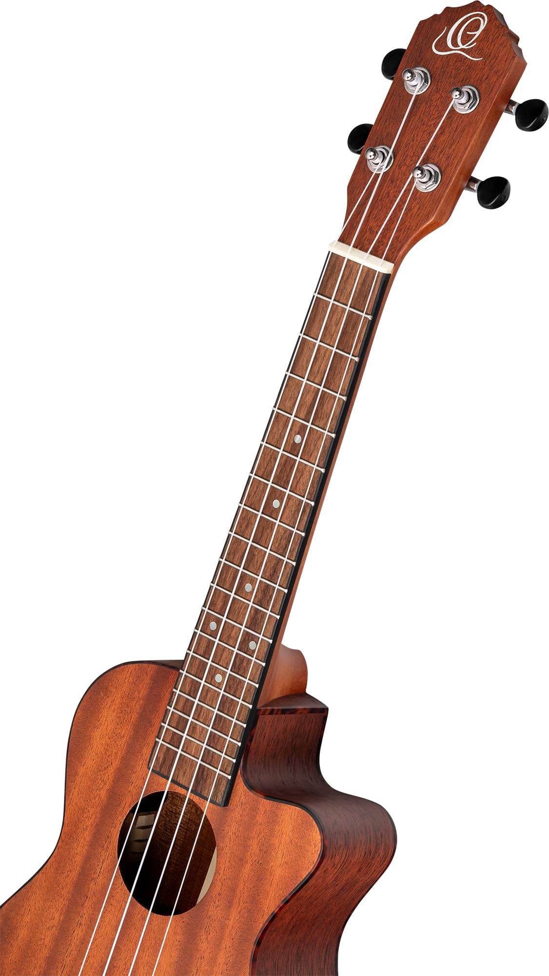 Ortega Guitars Ukulele Concerto Elettro-Acustico – Bonfire Series – con Cutaway – Sapele, Natural (RU5MM-CE)