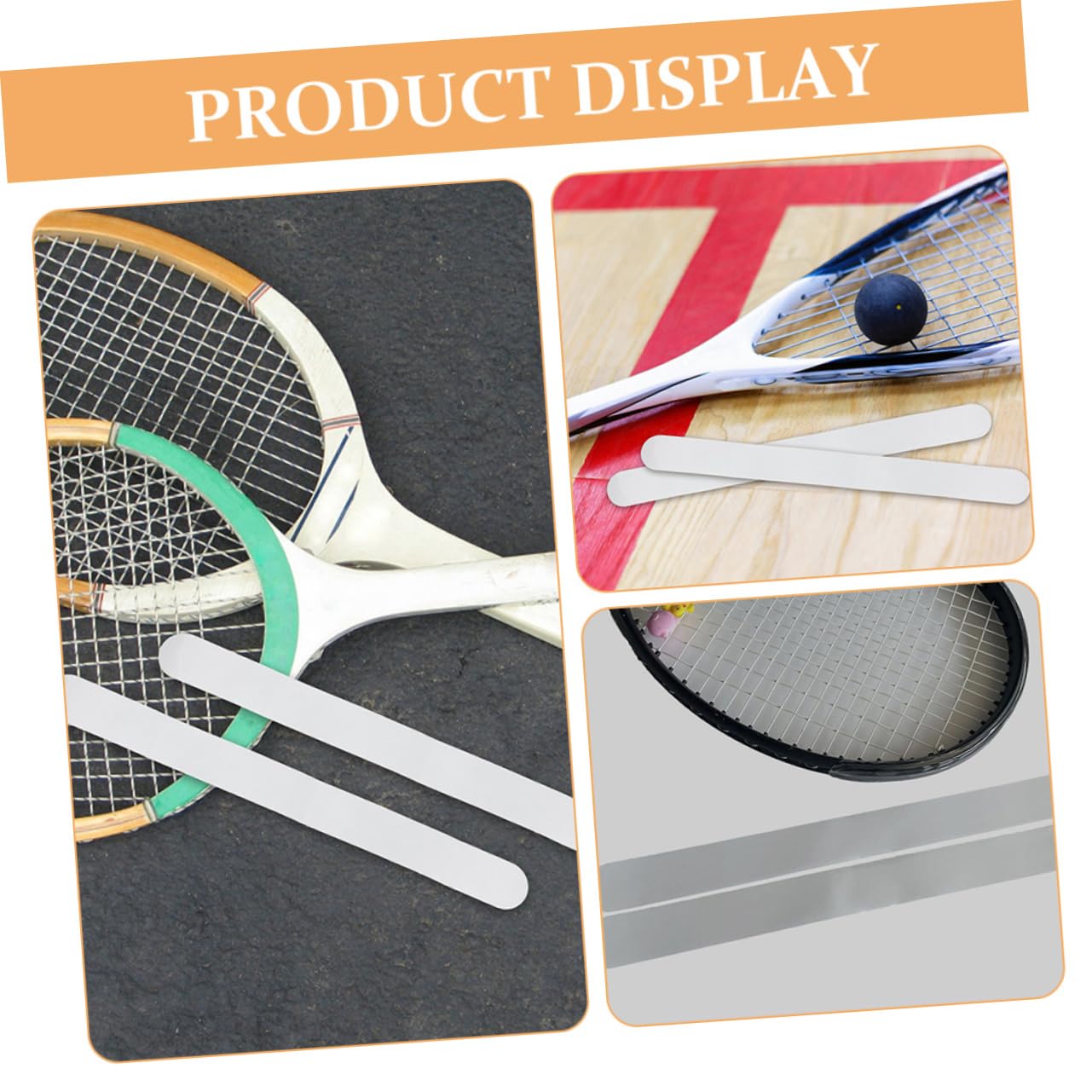 Toddmomy 5 Series Transparente para Raquetas De Tenis De Antirayaduras para Racket De Usar Adhesiva Y Duradera para Mantener 2 Piezas X 5