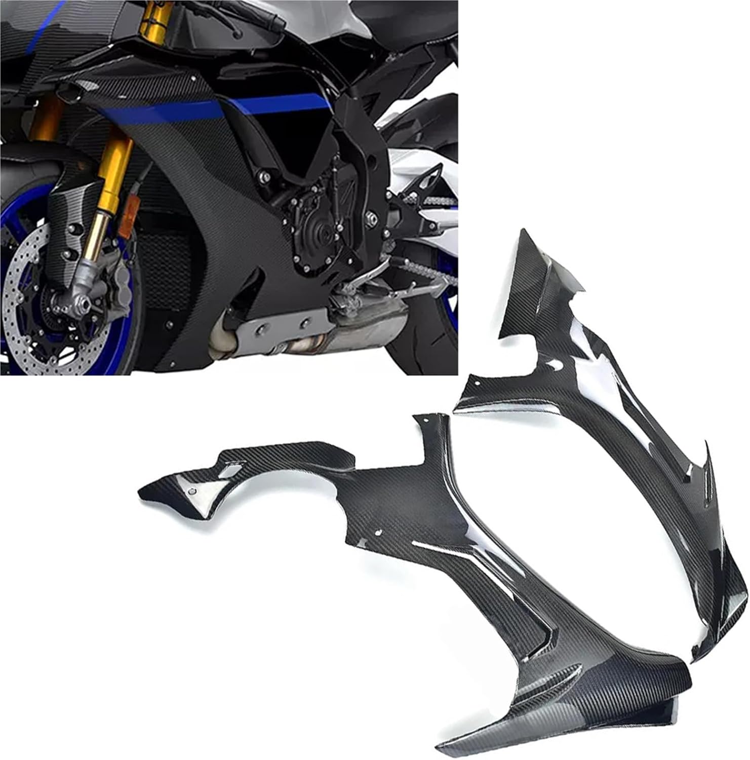 フェアリングアクセサリー に適合するカワサキ ZX10RR 2016-2024 2023