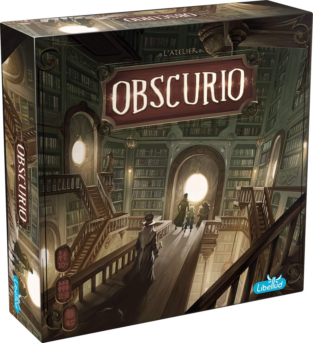 Libellud Asmodee Obscurio Family Game Deduction Game German,Multicoloured, Colourful,LIBD0012