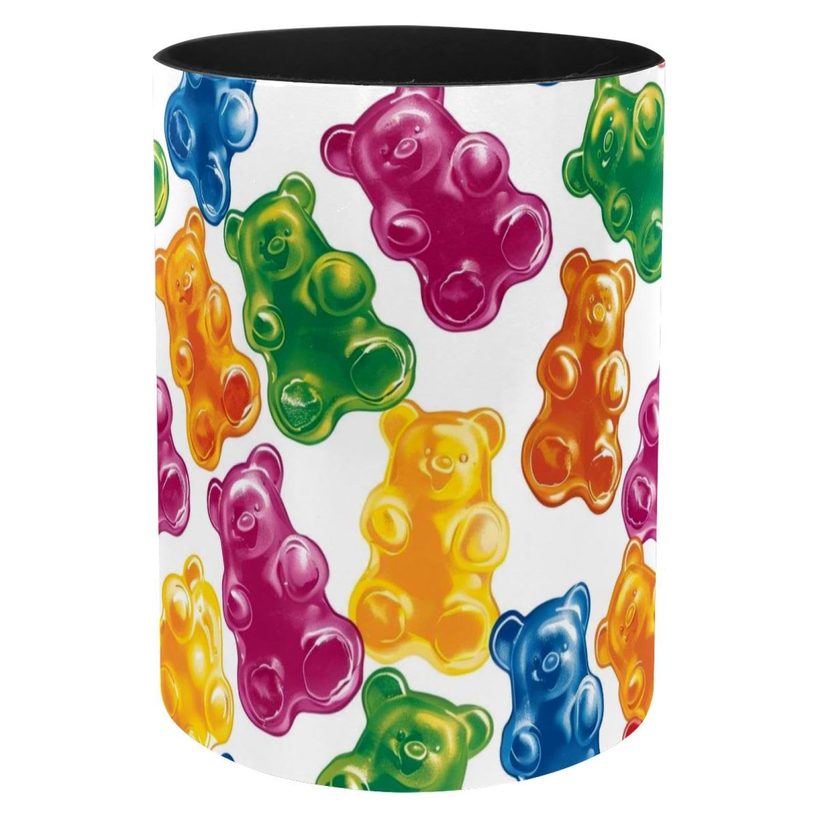 Pot à crayons pour l'école et la maison, cadeau mignon avec ours en gélatine