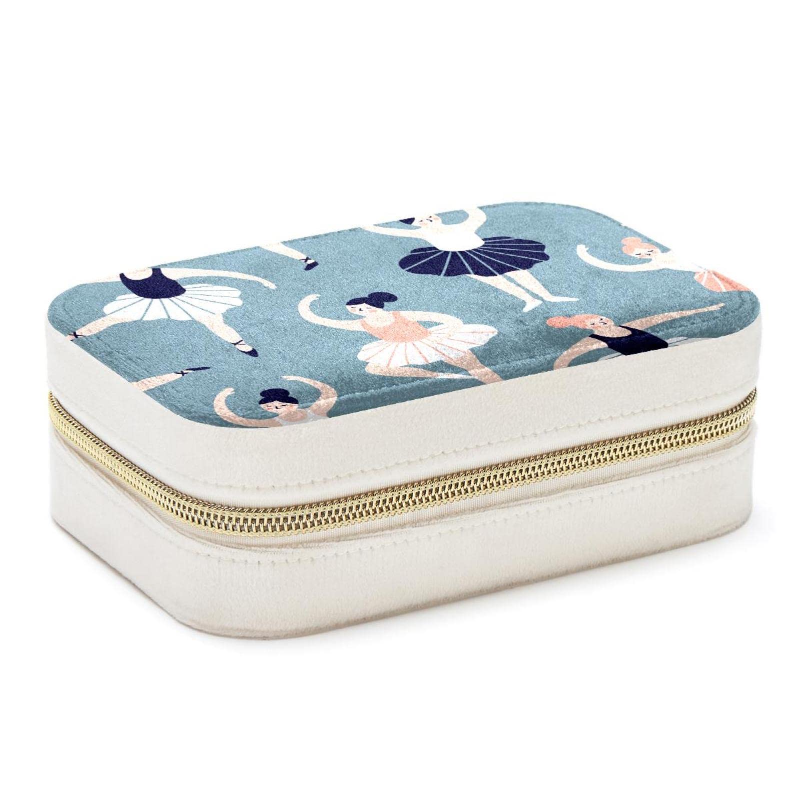 Boîte à bijoux de voyage portable fille et femme pour boucles d'oreilles